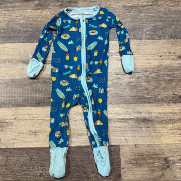 Little Sleepies 6-12 Months Summer/Beach Print Pajamas - Picture 1 of 4